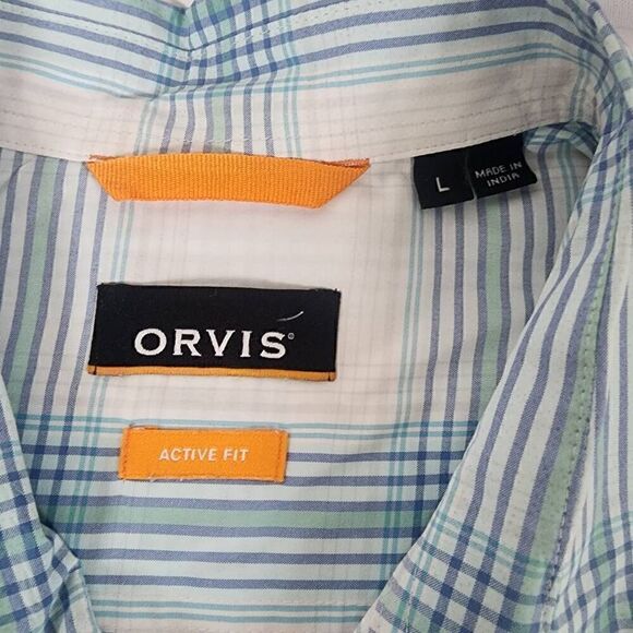 Orvis Long-Sleeve Button-up Lightweight Men's Shirt Size LARGE B1 - Picture 6 of 8